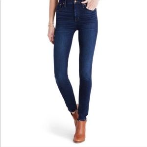 Madewell Dark Wash Skinny Skinny Jeans